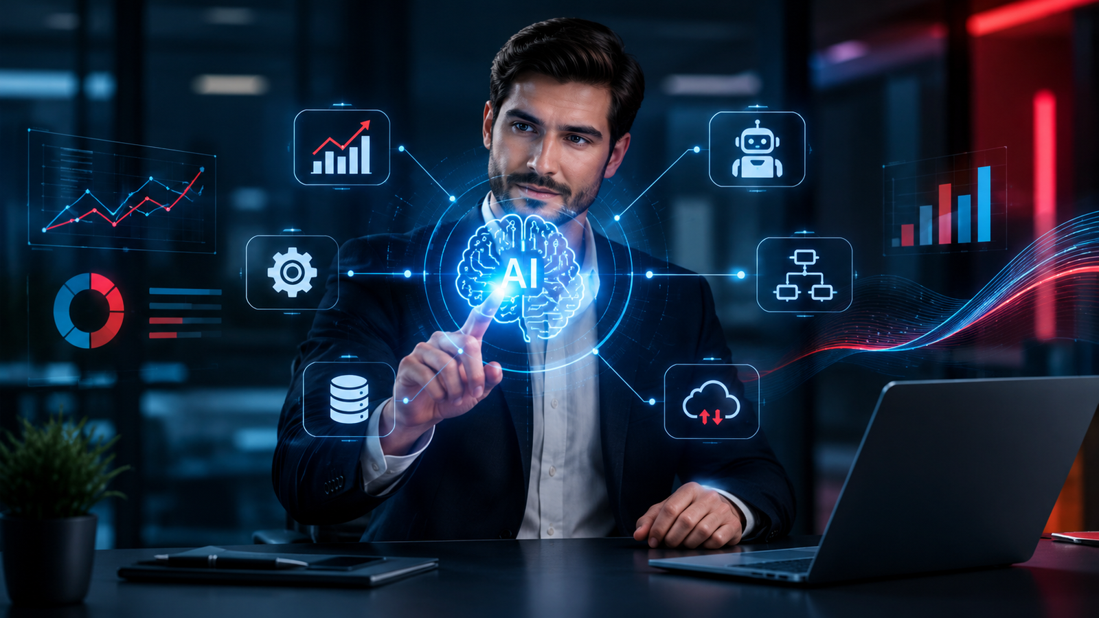 AI solutions for business automation and data analytics